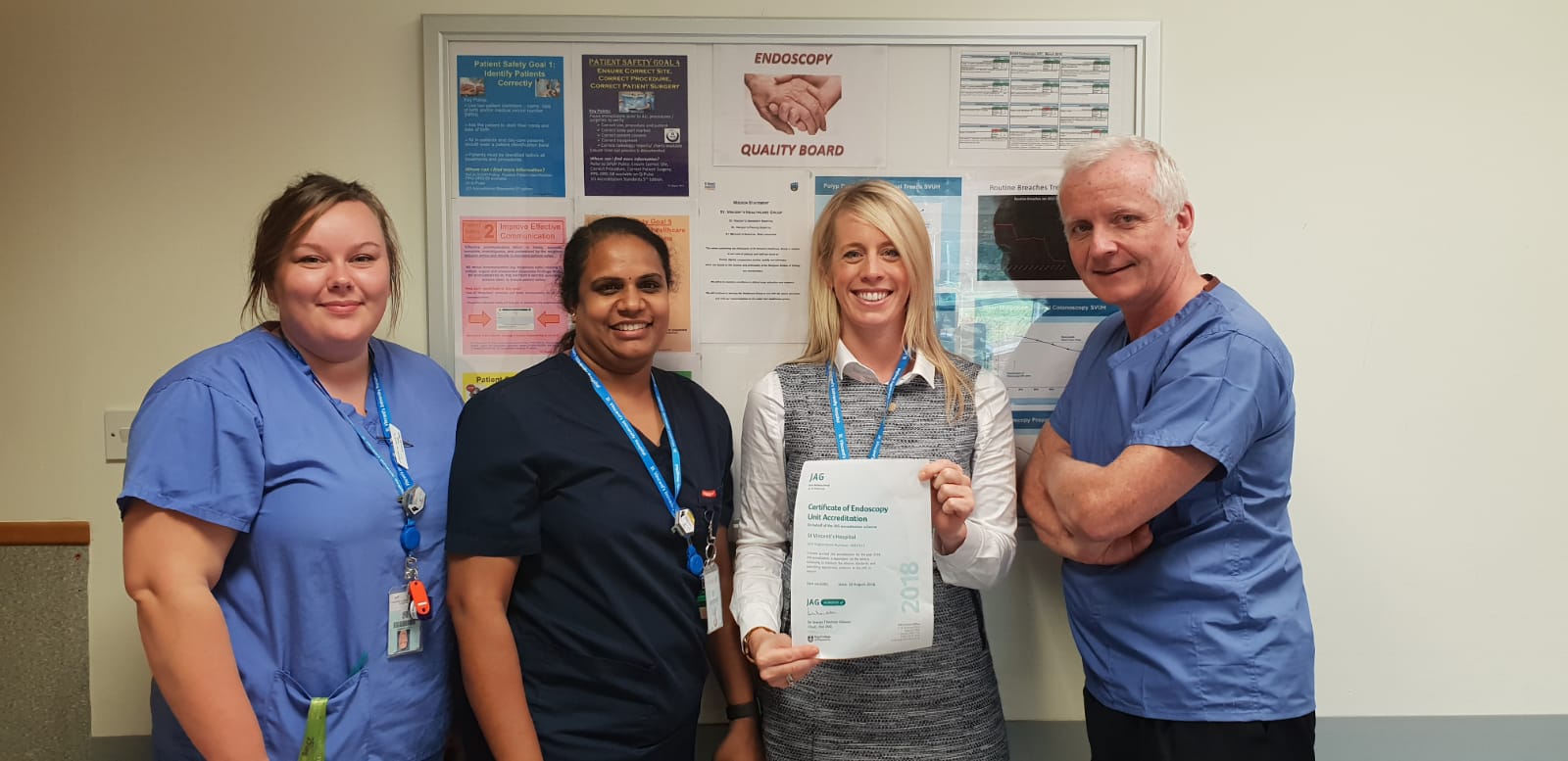 SVUH Achieves Gold Standard for Endoscopy Services with JAG Re